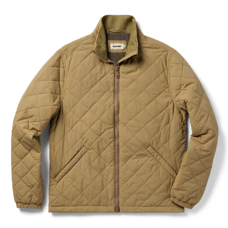 Basketball Jacket-The Vertical Jacket in Khaki