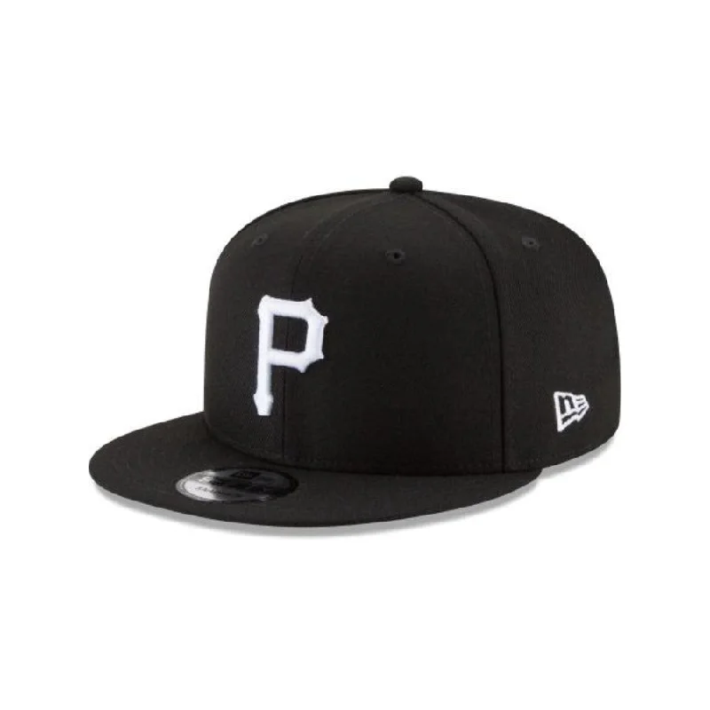 Aesthetic Hat-New Era Pittsburgh Pirates Basic 9Fifty Snapback-Black/White