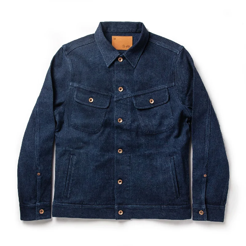 Warm Jacket-The Long Haul Jacket in Indigo Boss Duck