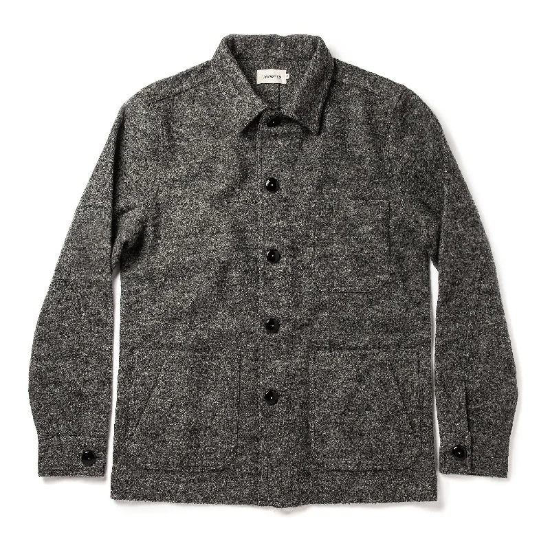 Breathable Jacket-The Ojai Jacket in Charcoal Wool