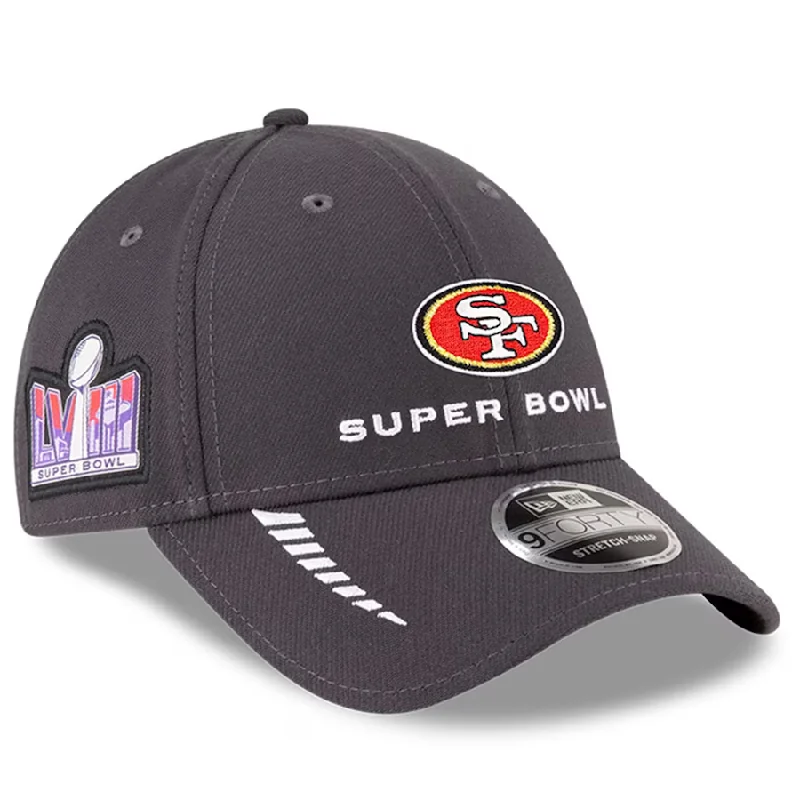 DIY Hat-New Era San Francisco 49ers Super Bowl LVIII Opening Night 9FORTY Adjustable Hat