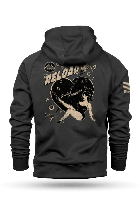 Cycling Hoodie-If He Can't Reload - Raglan Tailgater Hoodie