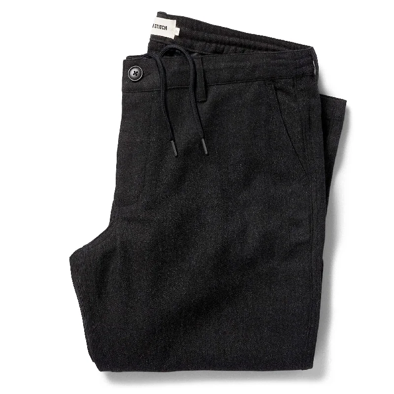 The Carmel Pant in Dark Charcoal