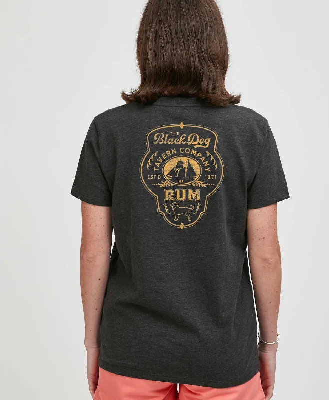 Running Shorts-Ladies Set Sail Shortsleeve V-neck Tee