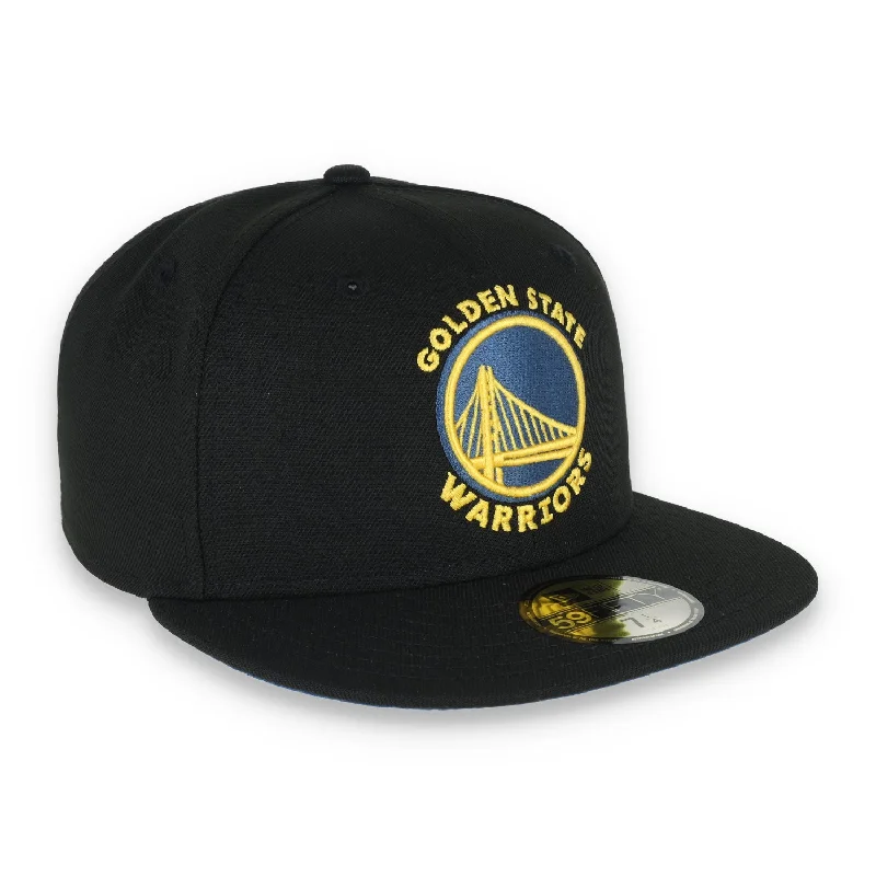 Aviator Hat-NEW ERA GOLDEN STATE WARRIORS BASIC 59FIFTY HAT- BLACK/SEASHORE