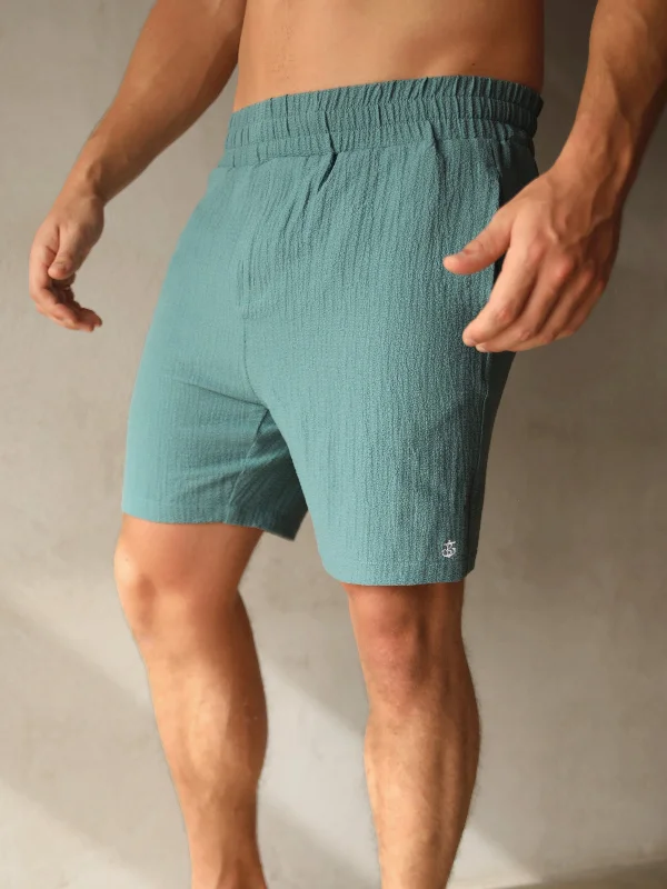 Wrestling Shorts-Salvatore Shorts - Teal