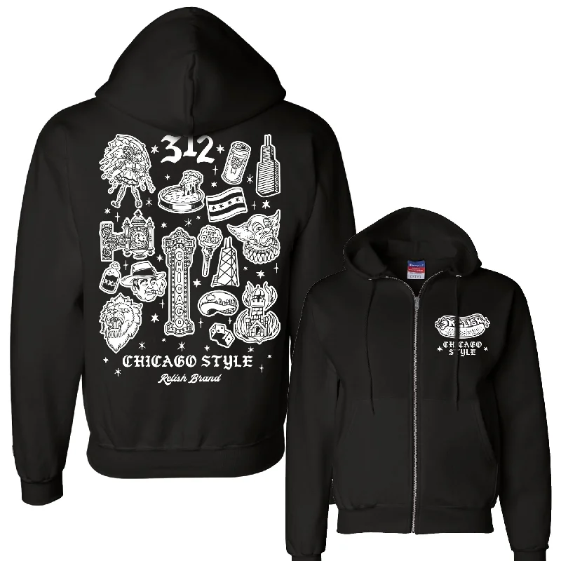 Floral Hoodie-The "312" Flo - Hoodie