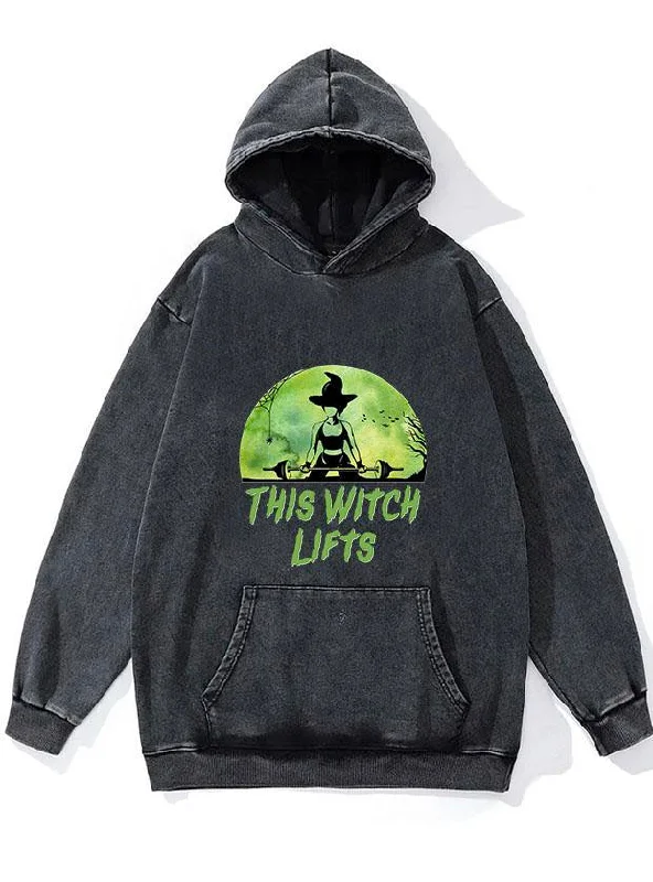 Running Hoodie-THIS WITCH LIFTS WASHED GYM HOODIE