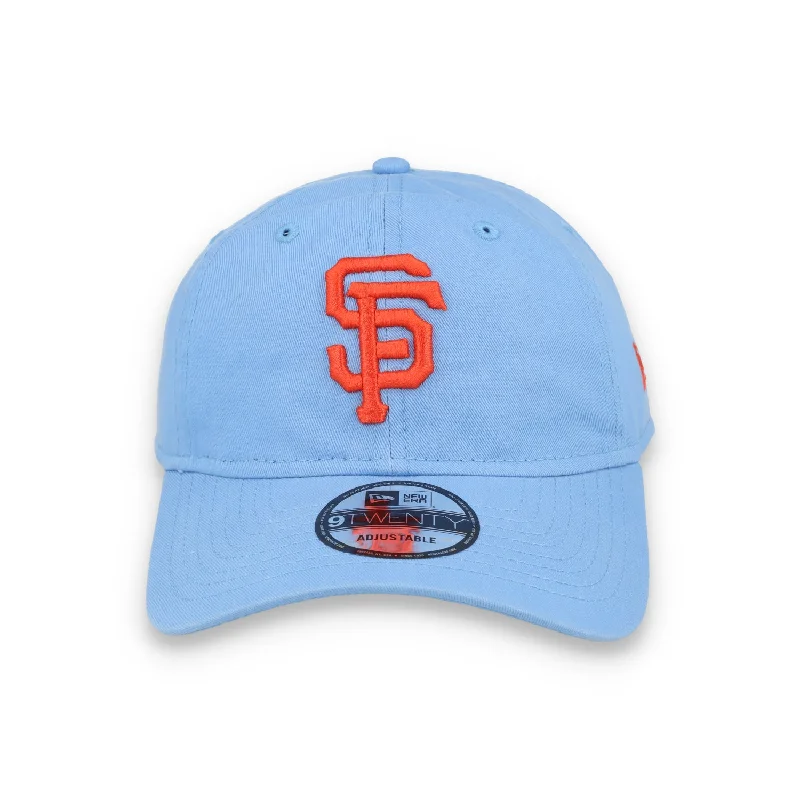 Waterproof Hat-New Era San Francisco Giants Core 2.0 9TWENTY Adjustable Hat-Sky Blue