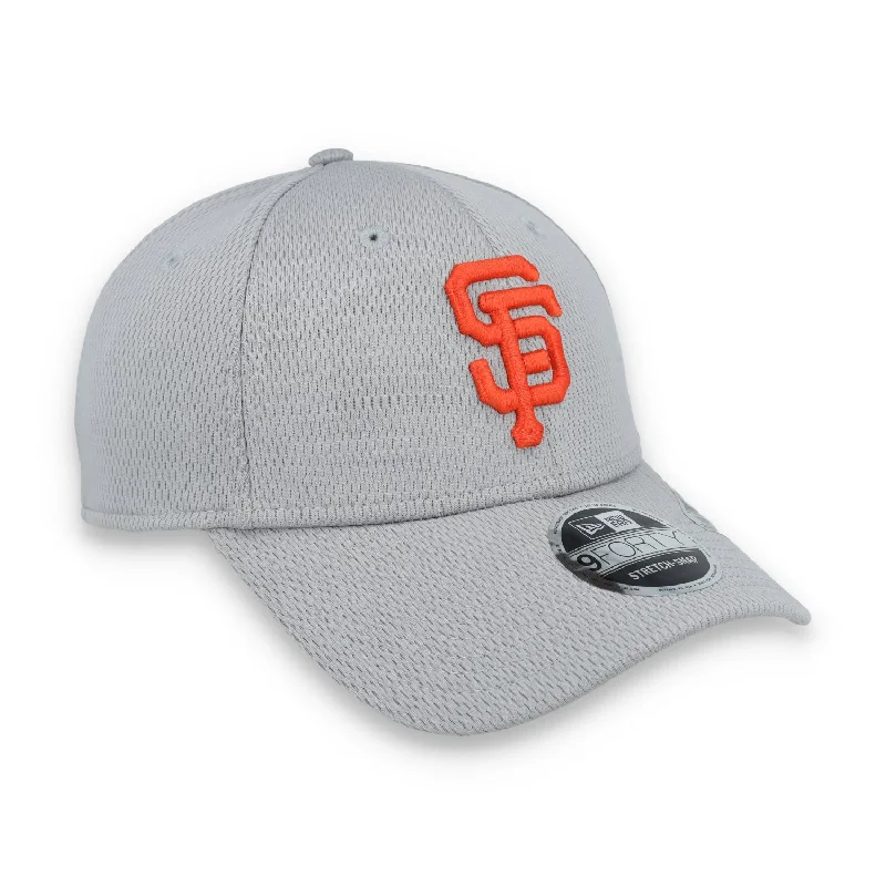 Punk Hat-New Era San Francisco Giants Clubhouse 9FORTY Stretch-Snap Hat-Grey