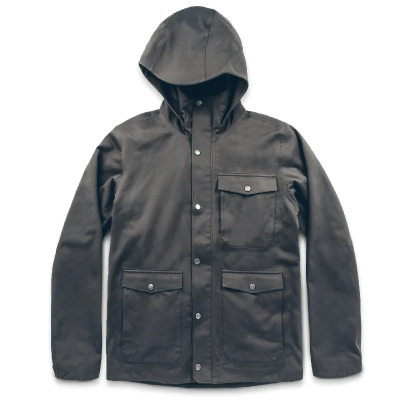 Music Band Jacket-The Hawkins Jacket in Charcoal Neoshell