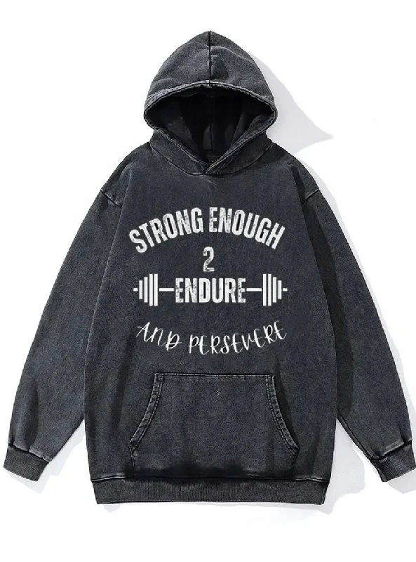 Gaming Hoodie-Strong Enough to Endure and Perserve Washed Gym Hoodie