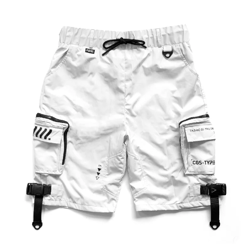 Surfing Shorts-CGS-Type 35A White Cargo Shorts