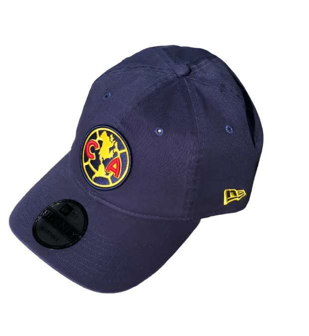 Cuffed Beanie Hat-NEW ERA CLUB AMERICA 9TWENTY ADJUSTABLE HAT- NAVY