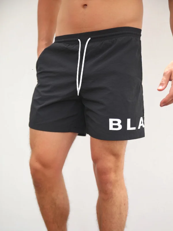 Artistic Shorts-Capri Swim Shorts - Black