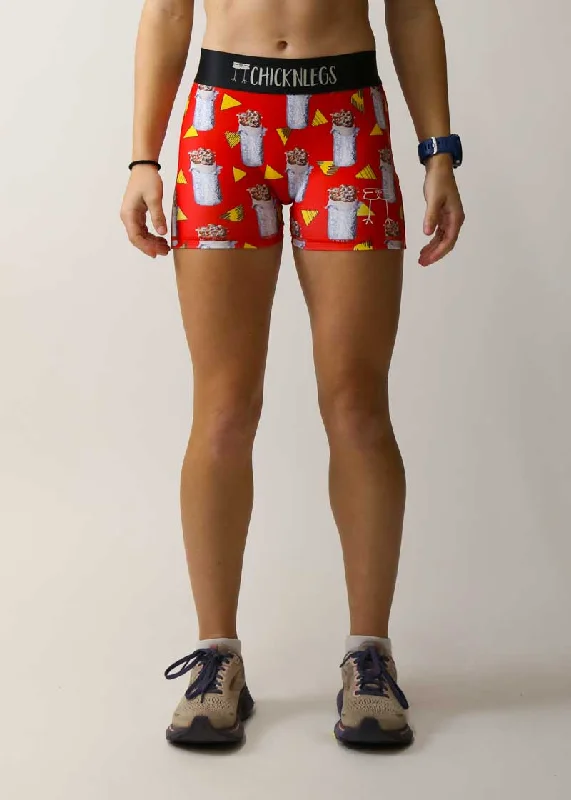 Pajama Shorts-Women's Burritos 3" Race Compression Shorts