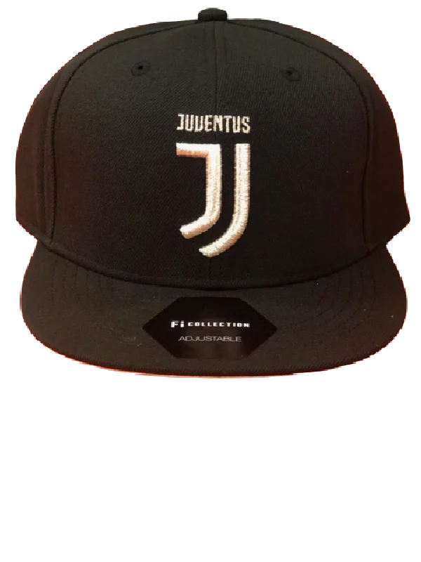 Skateboarding Hat-FI COLLECTIONS JUVENTUS GUNNER SNAPBACK HAT-BLACK/GOLD