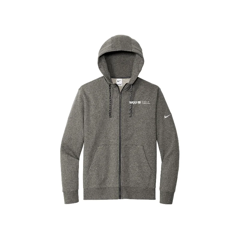 Comfy Hoodie-Nike Embroidered School of Technology Club Fleece Zip Hoodie