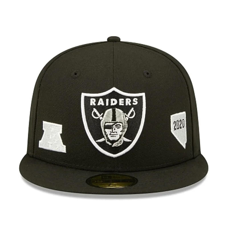 Vintage Hat-New Era Las Vegas Raiders Identity 59Fifty Fitted Hat-Black