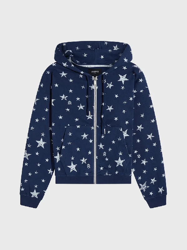 Streetwear Hoodie-BARRY'S NAVY STAR HOODIE