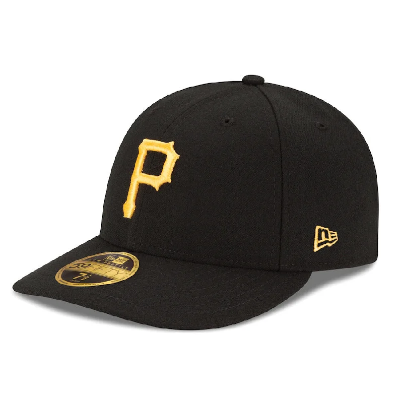 Tiger Hat-Pittsburgh Pirates AUTHENTIC COLLECTION LOW PROFILE 59FIFTY-black/yellow