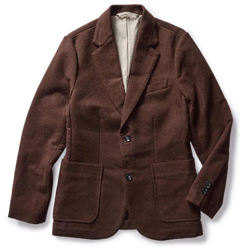 Artistic Jacket-The Sheffield Sportcoat in Dark Chestnut Moleskin