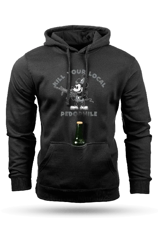 Hiking Hoodie-Steamboat Willie - Tailgater Hoodie