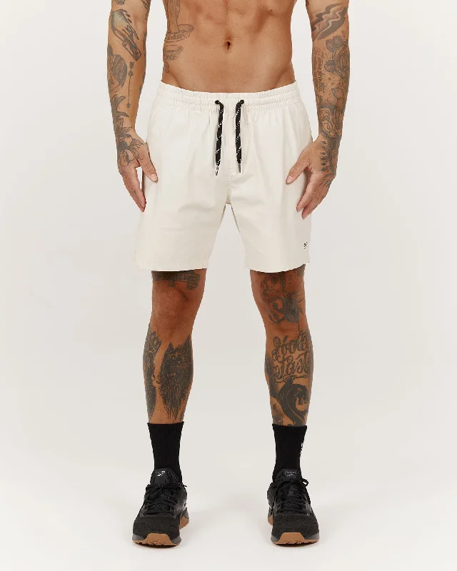 Low Waist Shorts-FRESHWATER SHORTS - ECRU