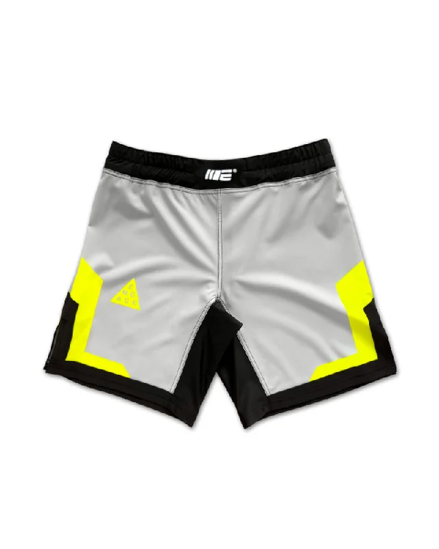 Solid Color Shorts-Cool Grey MMA Grappling Shorts