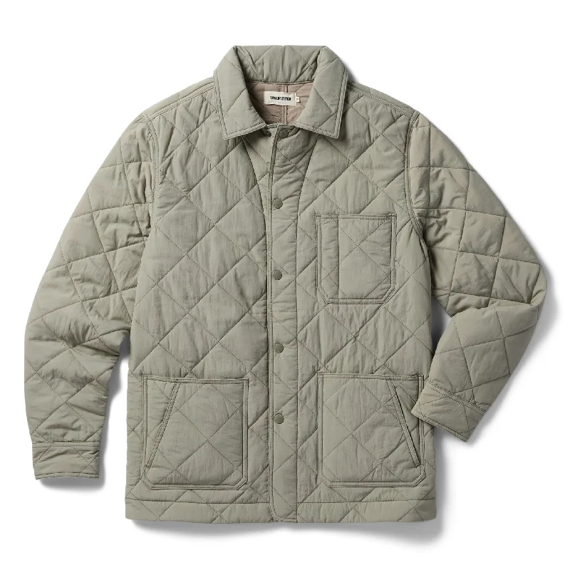 Windbreaker Jacket-The Ojai Jacket in Sagebrush Diamond Quilt