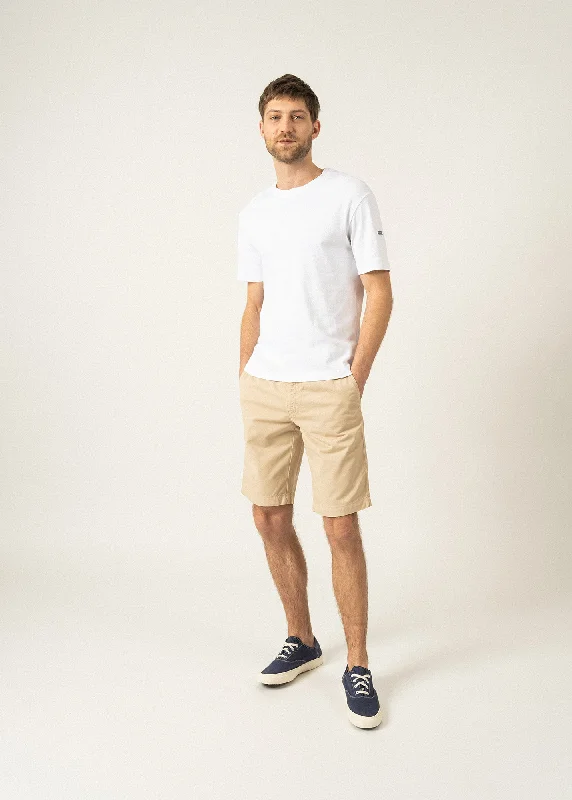 Abstract Shorts-Doug straight Bermuda shorts - in cotton canvas (PLAGE)