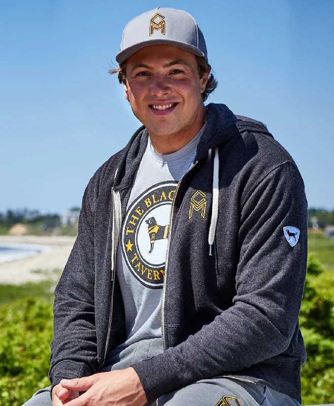 Graphic Hoodie-Adult Charlie McAvoy Terry Full Zip Hoodie