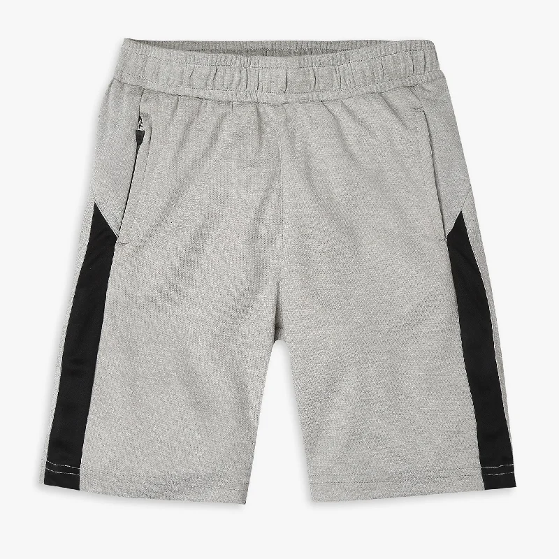 Cycling Shorts-Boys Regular Fit Solid Mid Rise Shorts