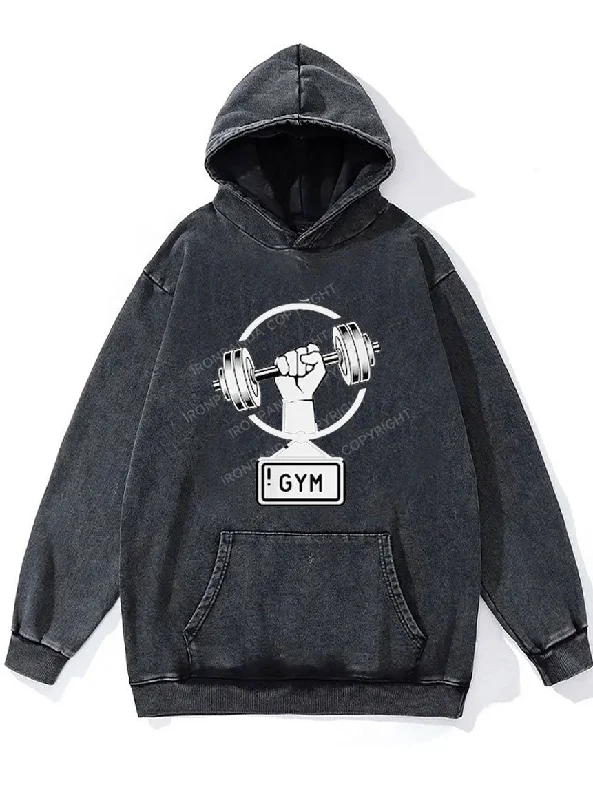 Fishing Hoodie-Lifting WASHED GYM HOODIE