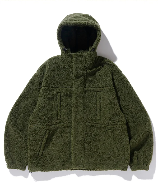 Puffer Jacket-BOA FLEECE ZIP-UP JACKET