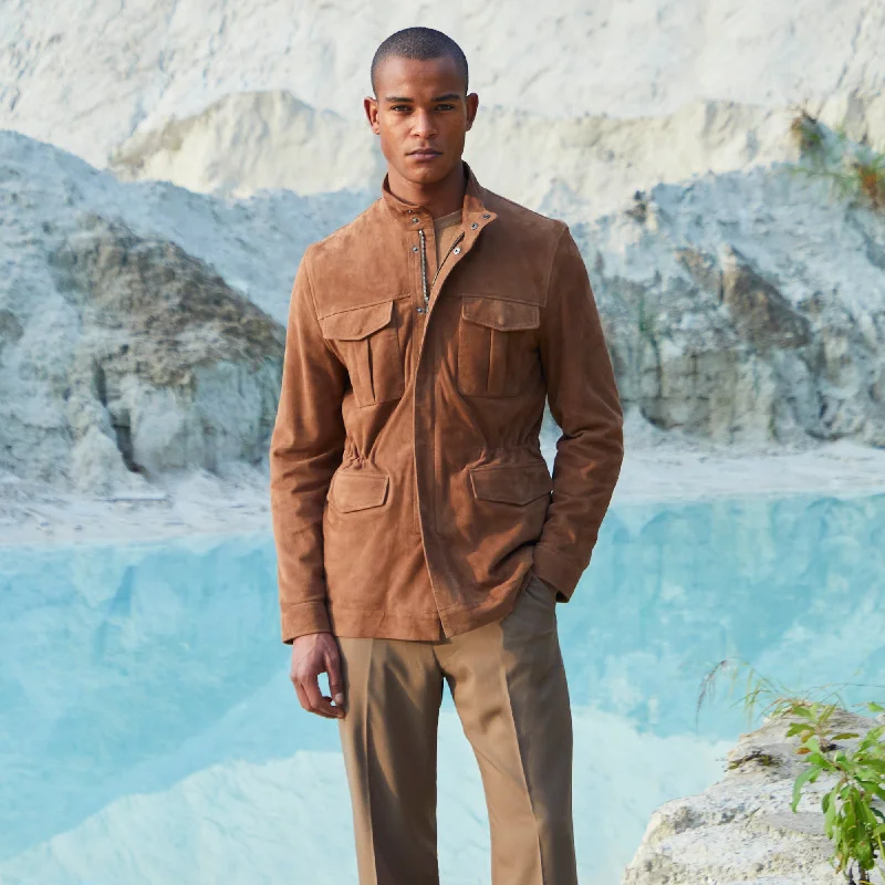 Rock Jacket-Suede Field Jacket