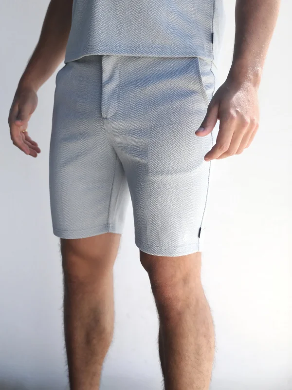 Aesthetic Shorts-Positano Shorts - Light Grey