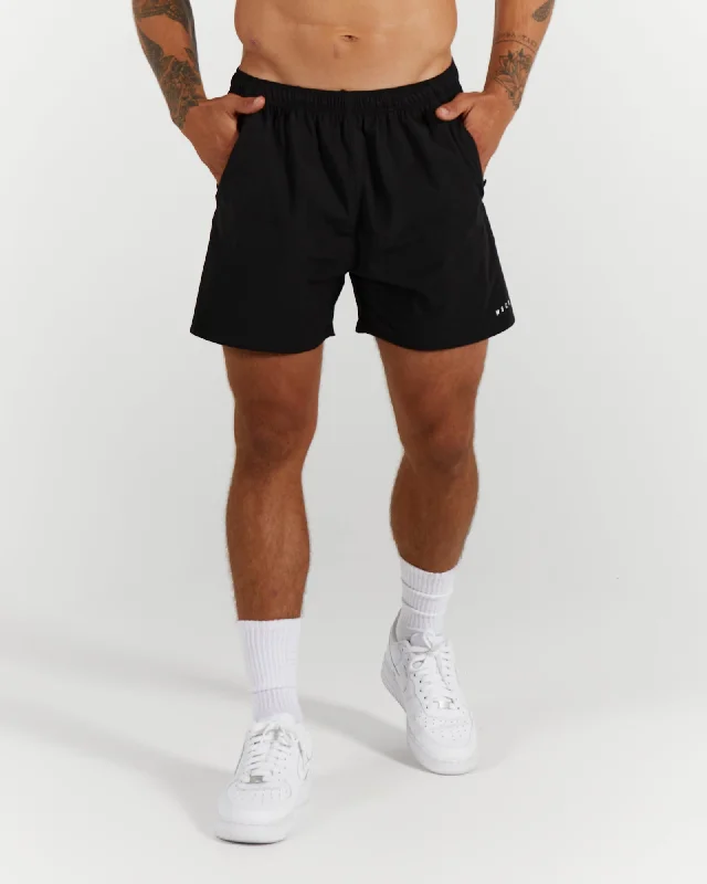 Retro Shorts-CORE TORO SHORTS 4" - BLACK