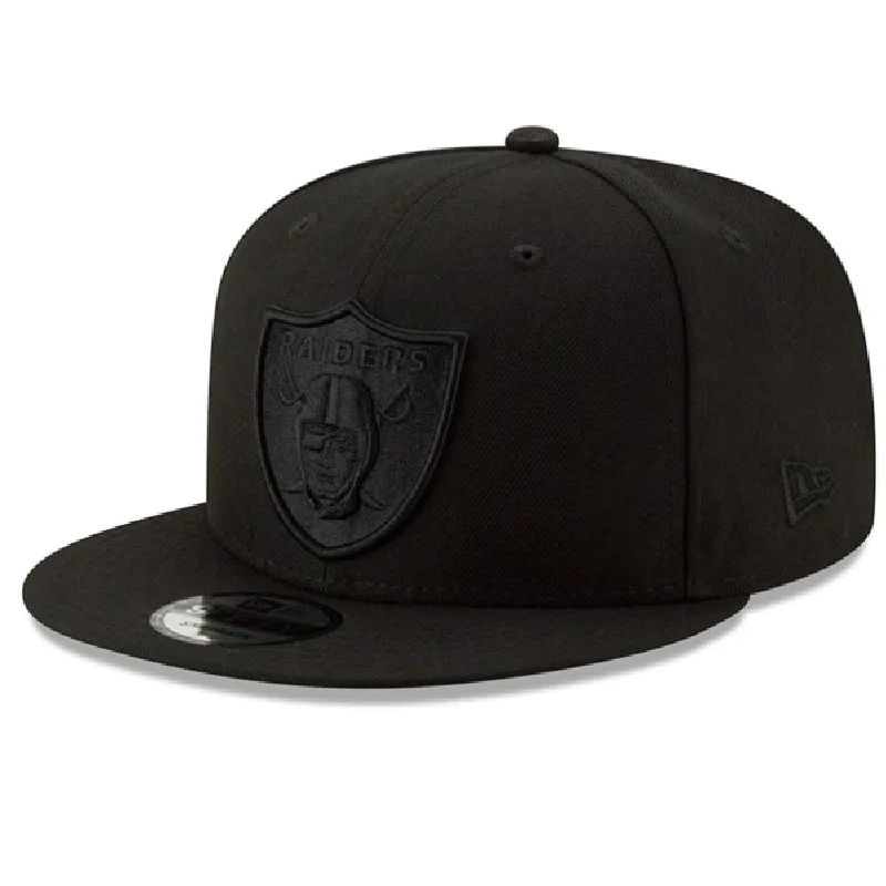 Punk Hat-Las Vegas Raiders New Era  Basic 9Fifty Snapback-Black/Black