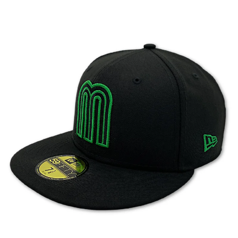 Wolf Hat-NEW ERA OFFICIAL WBC MEXICO TEAM 59FIFTY FITTED HAT-BLK