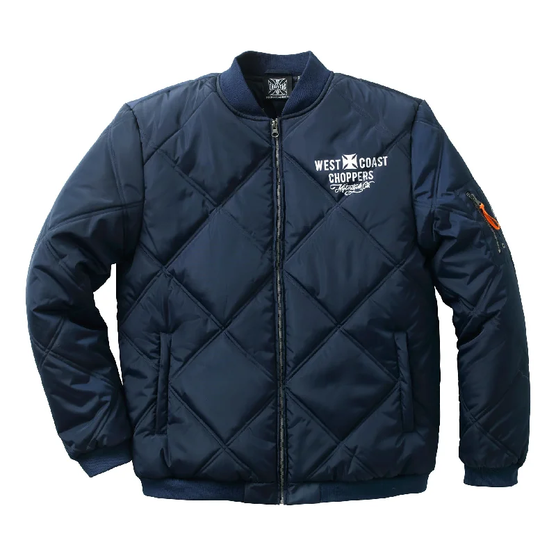 Drawstring Jacket-WCC RIGID JACKET - NAVY