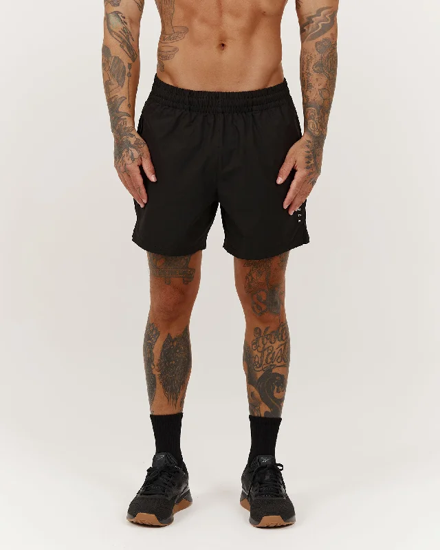 Rock Shorts-SWIFT SHORTS 5" - BLACK