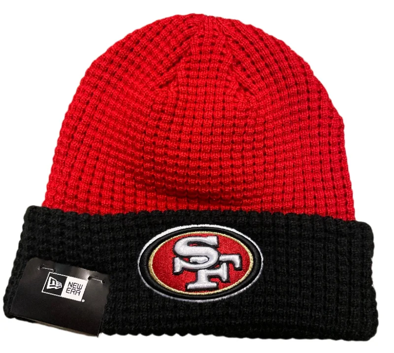 Camo Hat-New Era San Francisco 49ers Waffled Knit