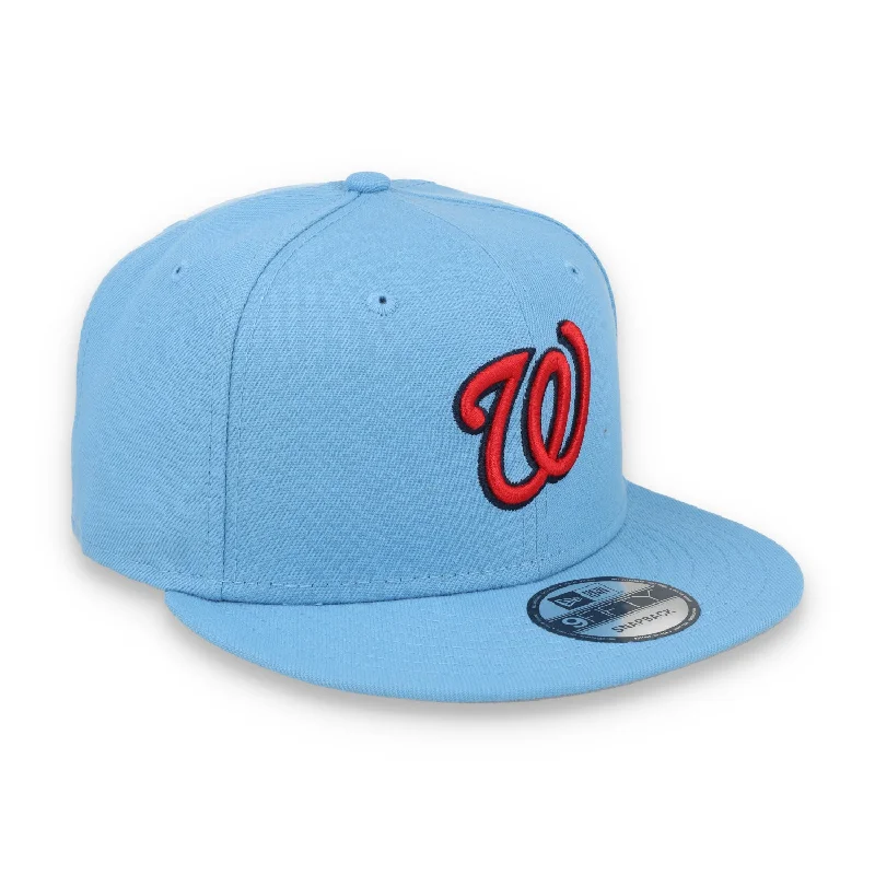 DIY Hat-New Era WASHINGTON NATIONALS Evergreen 9FIFTY- Sky Blue