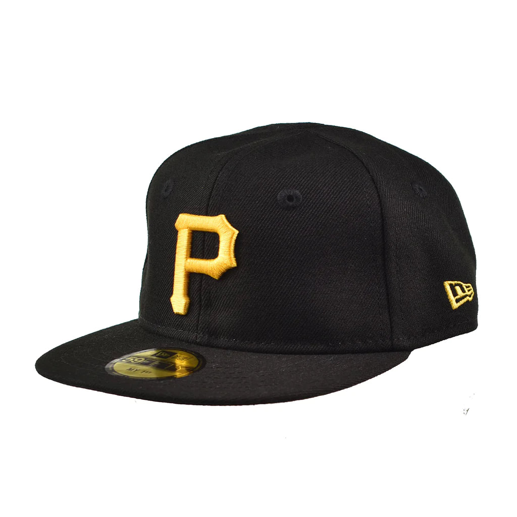 Tiger Hat-New Era Infant Pittsburgh Pirates My First 59FIFTY Fitted Hat-Black