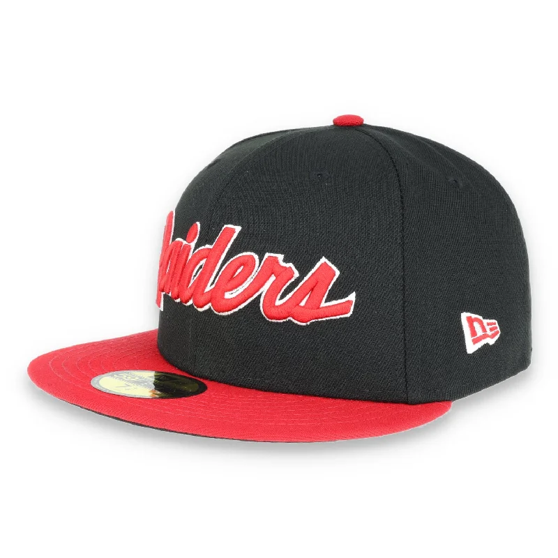 Punk Hat-Las Vegas Raiders New Era 59Fifty Fitted Script -Black/Red