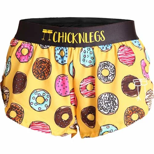 Athletic Shorts-Women's Salty Donuts 1.5" Split Shorts