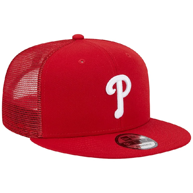 Punk Hat-New Era Philadelphia Phillies 9FIFTY Truckers Snapback Hat