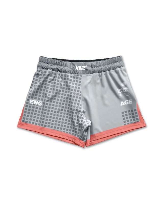 Punk Shorts-Grid Tech (Grey) MMA Hybrid Shorts