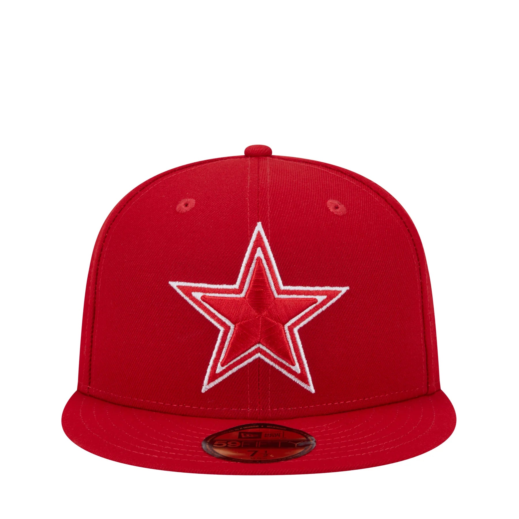 Basketball Hat-New Era Dallas Cowboys SUPER BOWL XXVII SIDE PATCH 59Fifty Classic Hat-Red